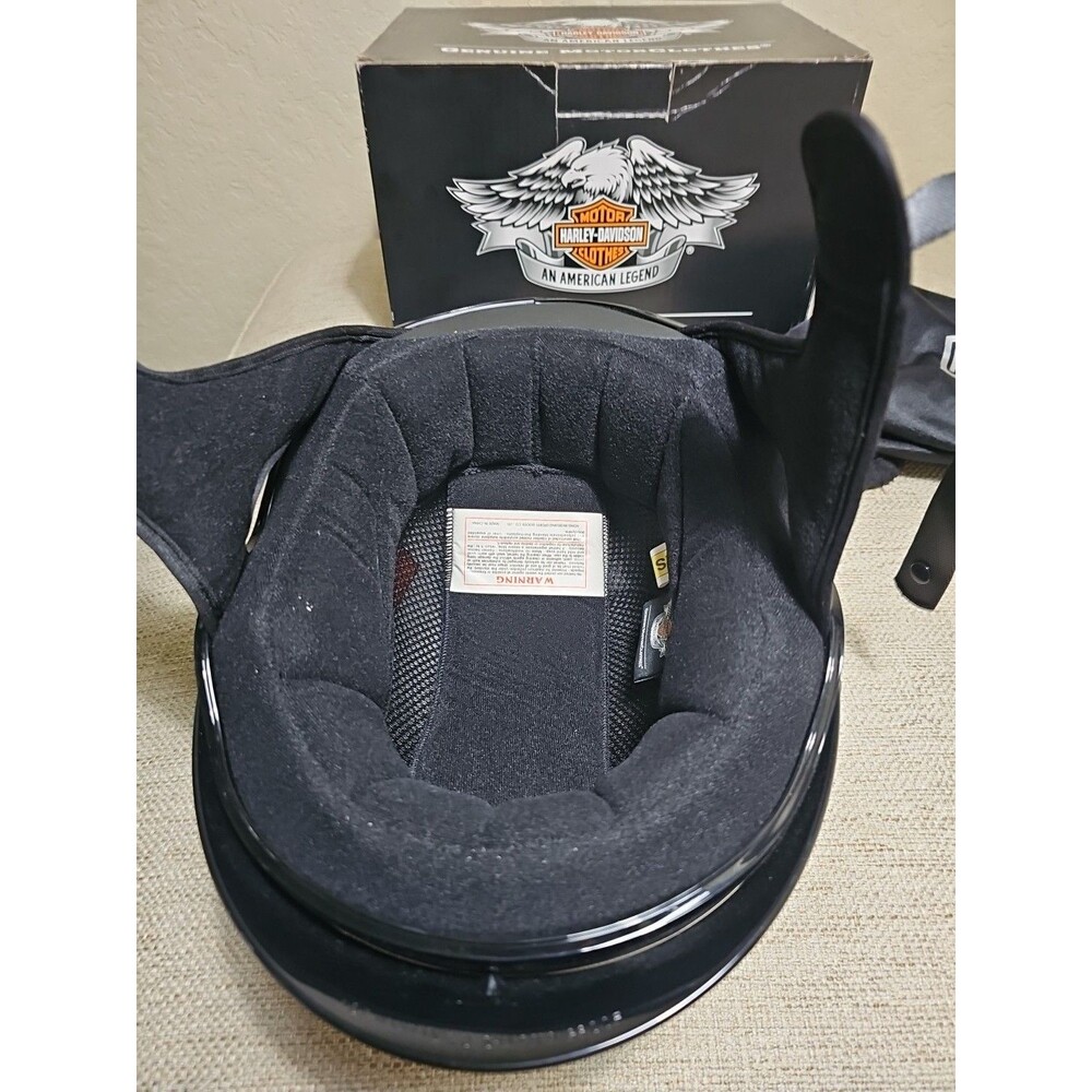 Harley-Davidson Midnight Half Helmet Size XS 2011 - 98214-12VM/002S NEW - Picture 4 of 16